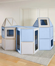 color:shared | Playdate Bundle — a life-size fort built with giant magnetic tiles