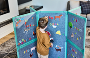 The Letters and Numbers pack by Superspace enhances creativity in the classroom and at home. The giant magnetic tiles are sold separately. 